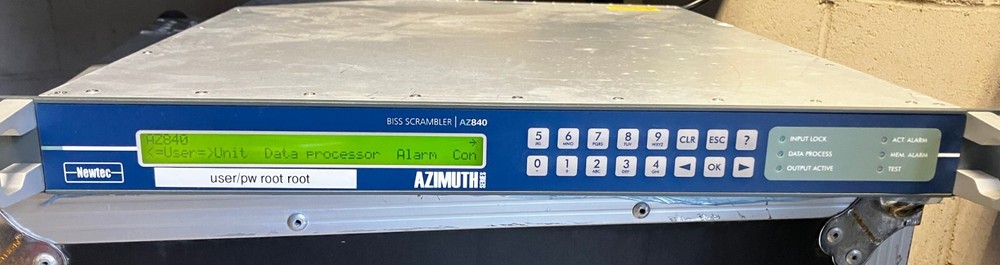 Newtec Azimuth AZ840 BISS Scrambler