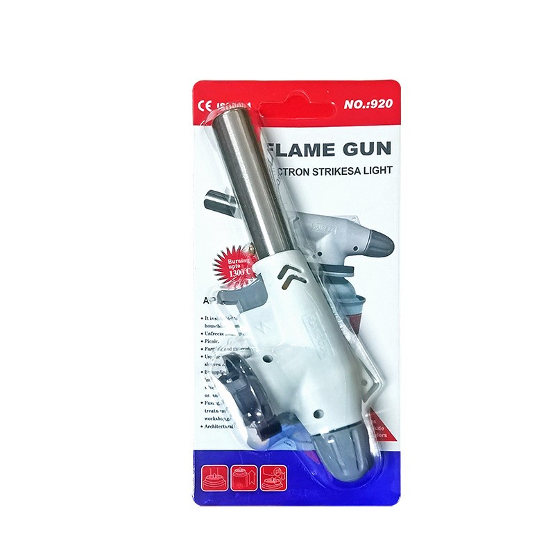 2PCS Kitchen Gas Torch Blow Torch w/Adjustable Flame Ignition Lighter Refillable