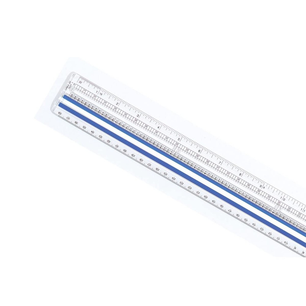 Data Processing Magnifying Ruler, 2X Magnification, 1/16-Inch & Tenths Scales...