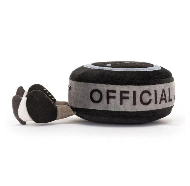 New Jellycat Amuseables Sports Ice Hockey Puck Soft Plush Stuffed Toy Gift 3 in