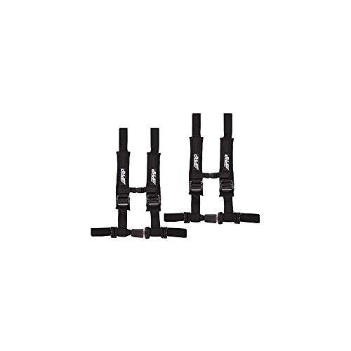 Harnesses 2" 4 Point 2 Pack (Black)