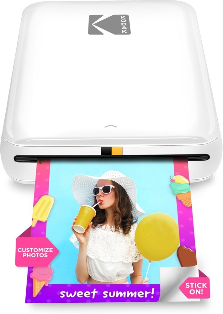 Step Instant Smartphone Photo Printer - 75 Sheets Bundle - Portable Mini Colo...