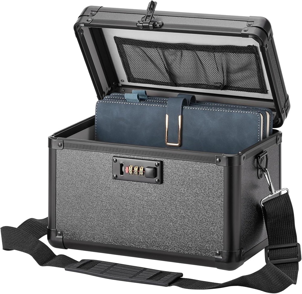 Large Lock Box Security Combination Lock Box Locking Storage Case Personal Items