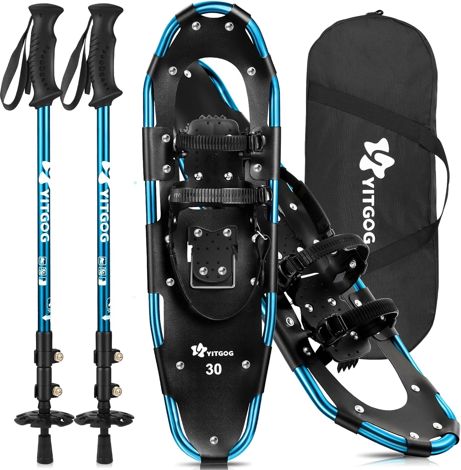YITGOG 21 Inches Light Weight Snowshoes Men Women Youth