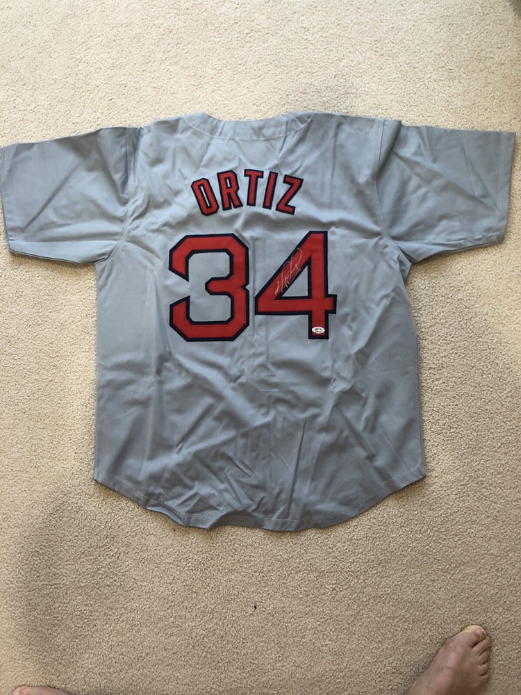 DAVID ORTIZ Autographed PSA AUTHENTICATED Signed Red Sox Jersey Big Papi