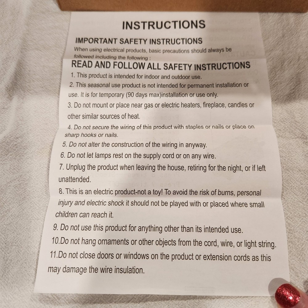 50 CT Ghost String Light Purple