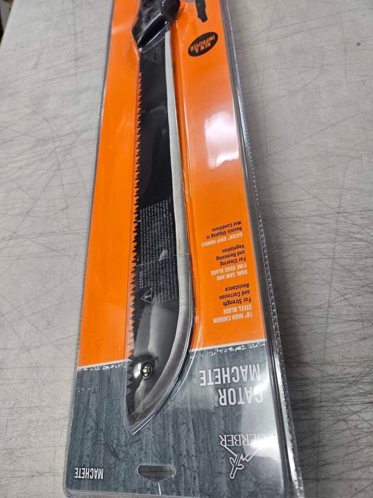 Gerber Gator Machete 22-41576 With Sheath For Outdoor And Garden Use