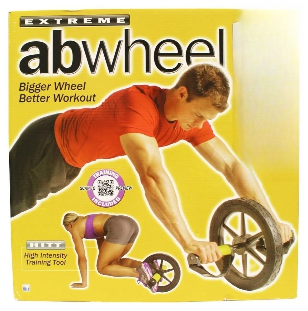 Extreme Ab Wheel - Abdominal Trainer - Roller with Handles