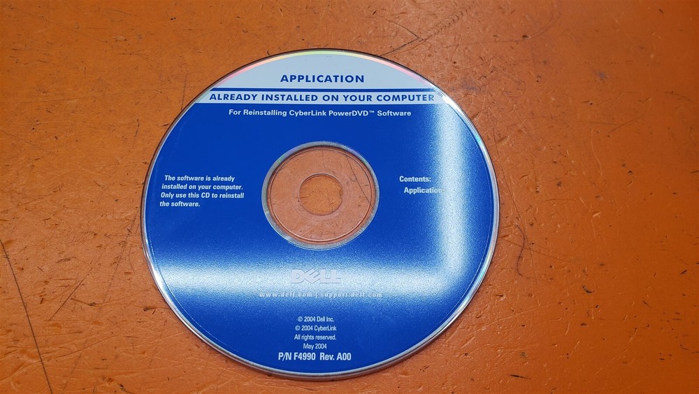⭐️⭐️⭐️⭐️⭐️ Dell Application Reinstalling CyberLink PowerDVD Software Disc Only