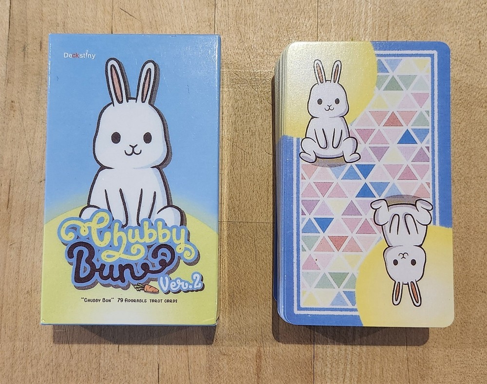 Chubby Bun Tarot Deck, CUTE 79 Card Deck, NO Guidebook