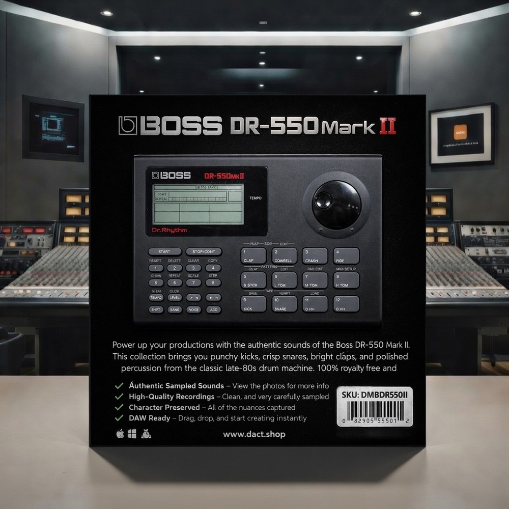 Boss DR-550 MkII Drum Machine Sample Library