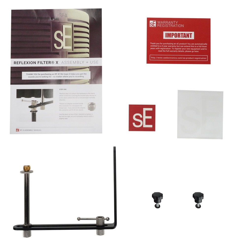 Se Electronics RF-X Acoustic Filter Isolation Shield Vocal Booth+Laptop Backpack