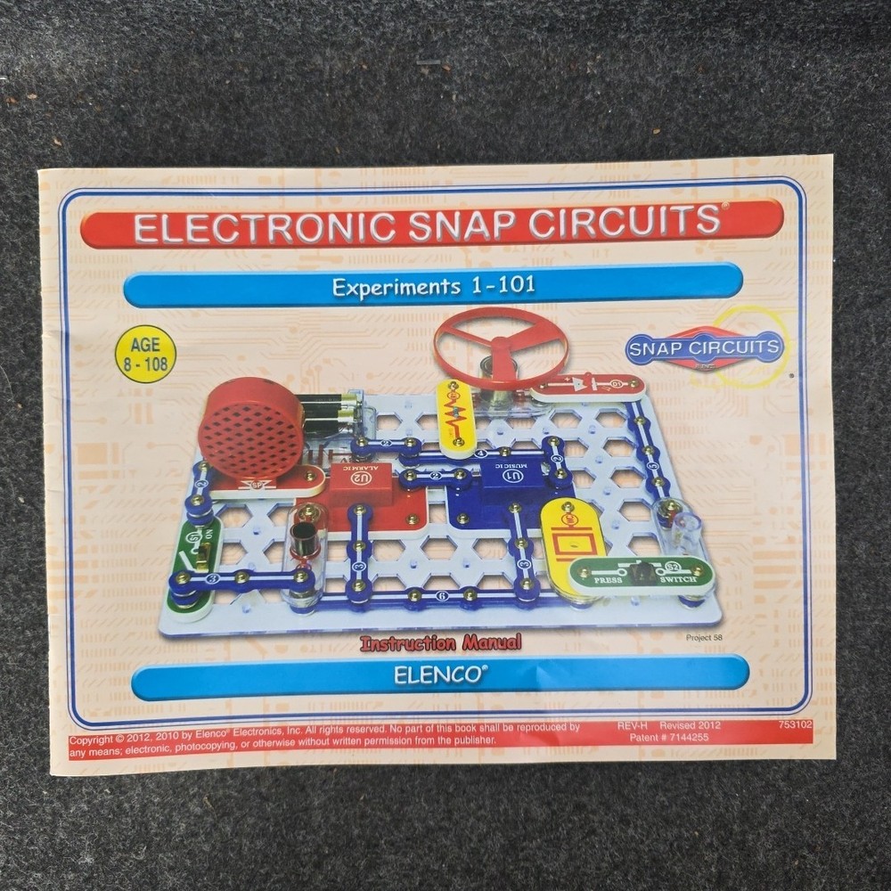 3- ELENCO Snap Circuits Instruction Books Projects (3) And Experiments (1)