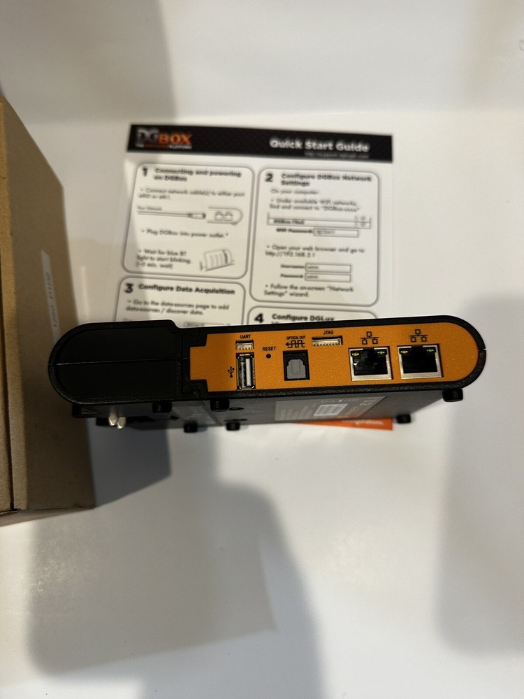 DGBOX - DGLOGIK MODEL 003-DS2001 Data Acquisition Data Storage and Visualization