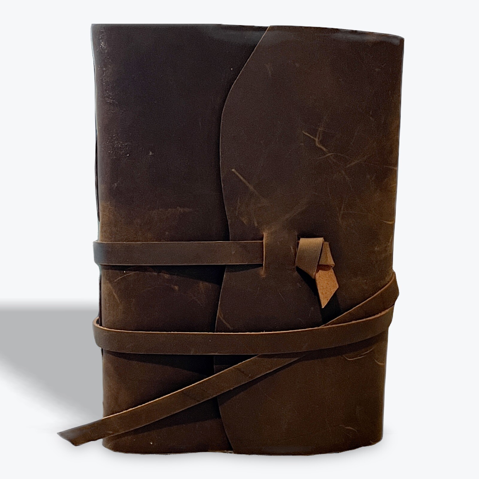 100% Genuine Leather 7”x5” Journal Sketchbook Rustic Notebook Handmade 240 pg.