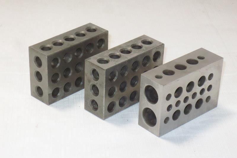1-2-3 Blocks Matched Pair and 1 Single Block Marked J. H.