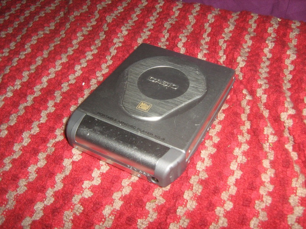 CASIO Portable Minidisc Player XG-3