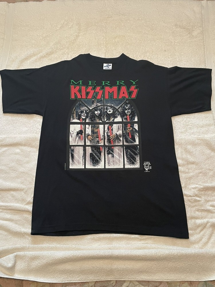 KISS VINTAGE 1997 1 OWNER XL KISSMAS  SHIRT EX