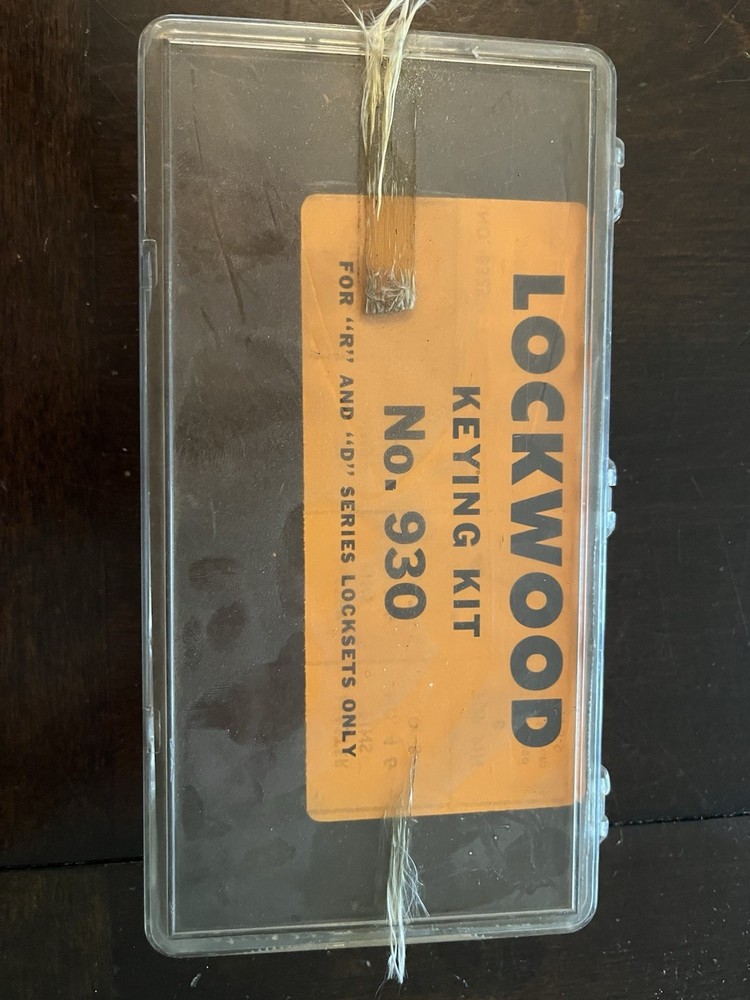Locksmith Lockwood Pin Kit #930