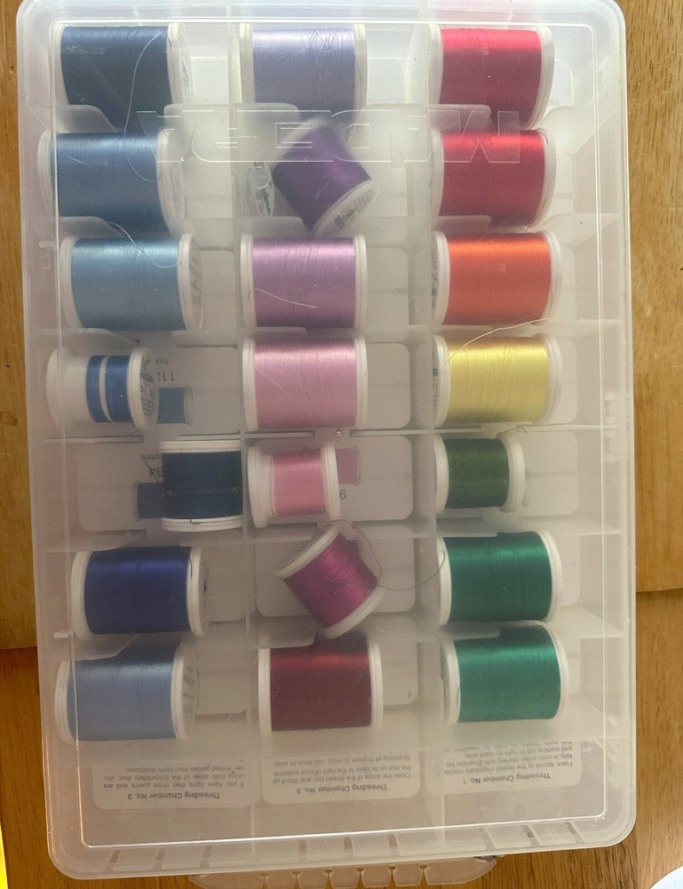 madeira incredible threadable embroidery thread storage box