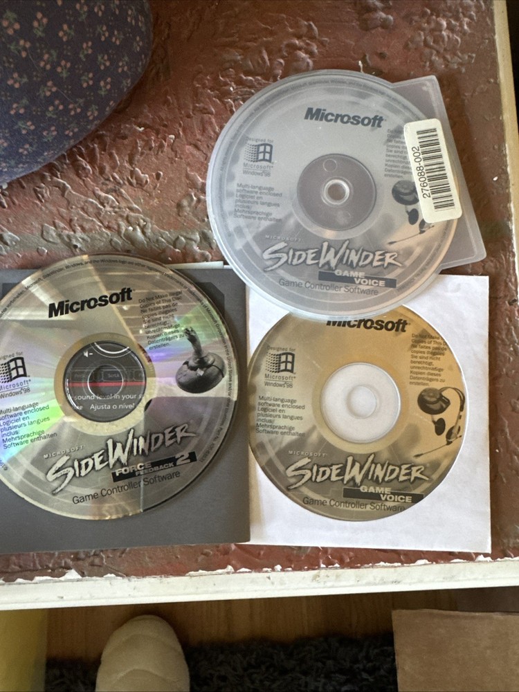 Microsoft SideWinder software