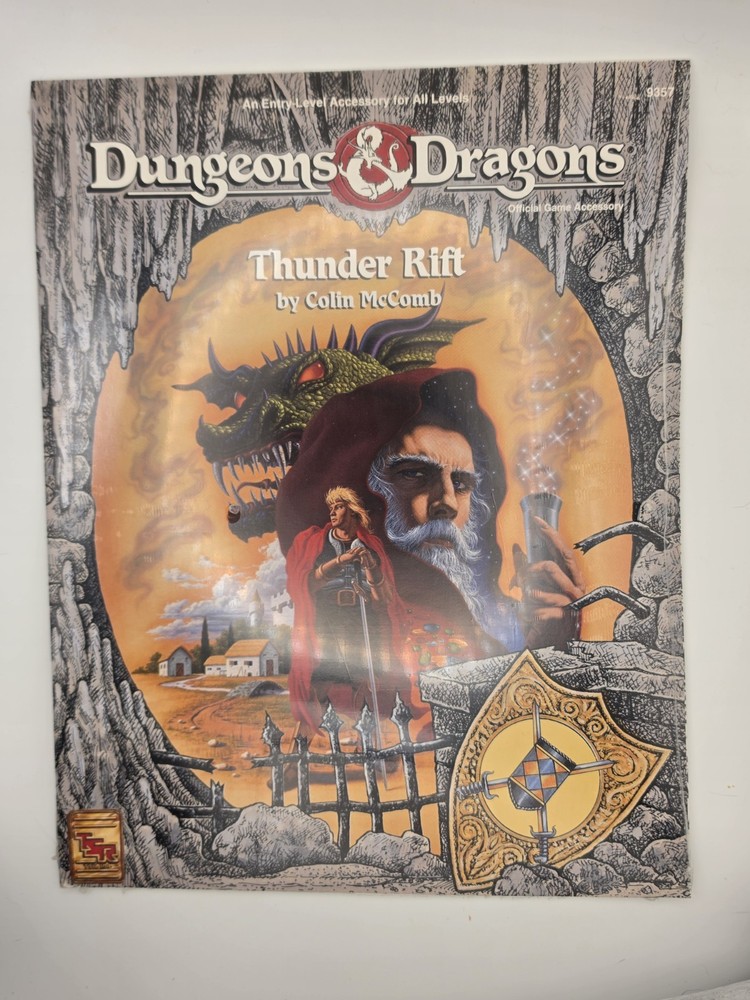 Thunder Rift Dungeons & Dragons Module with Map