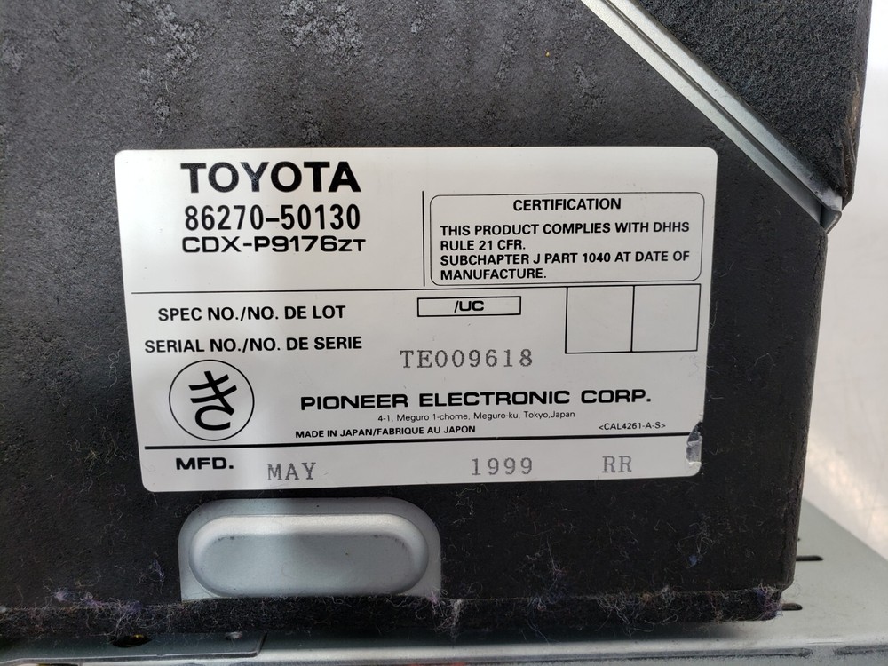 ✅ 98-00 OEM Lexus LS400 XF20 CD Changer Player Unit
