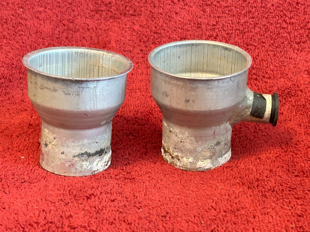 TWO AIRCRAFT AIR VENT ASSEMBLIES