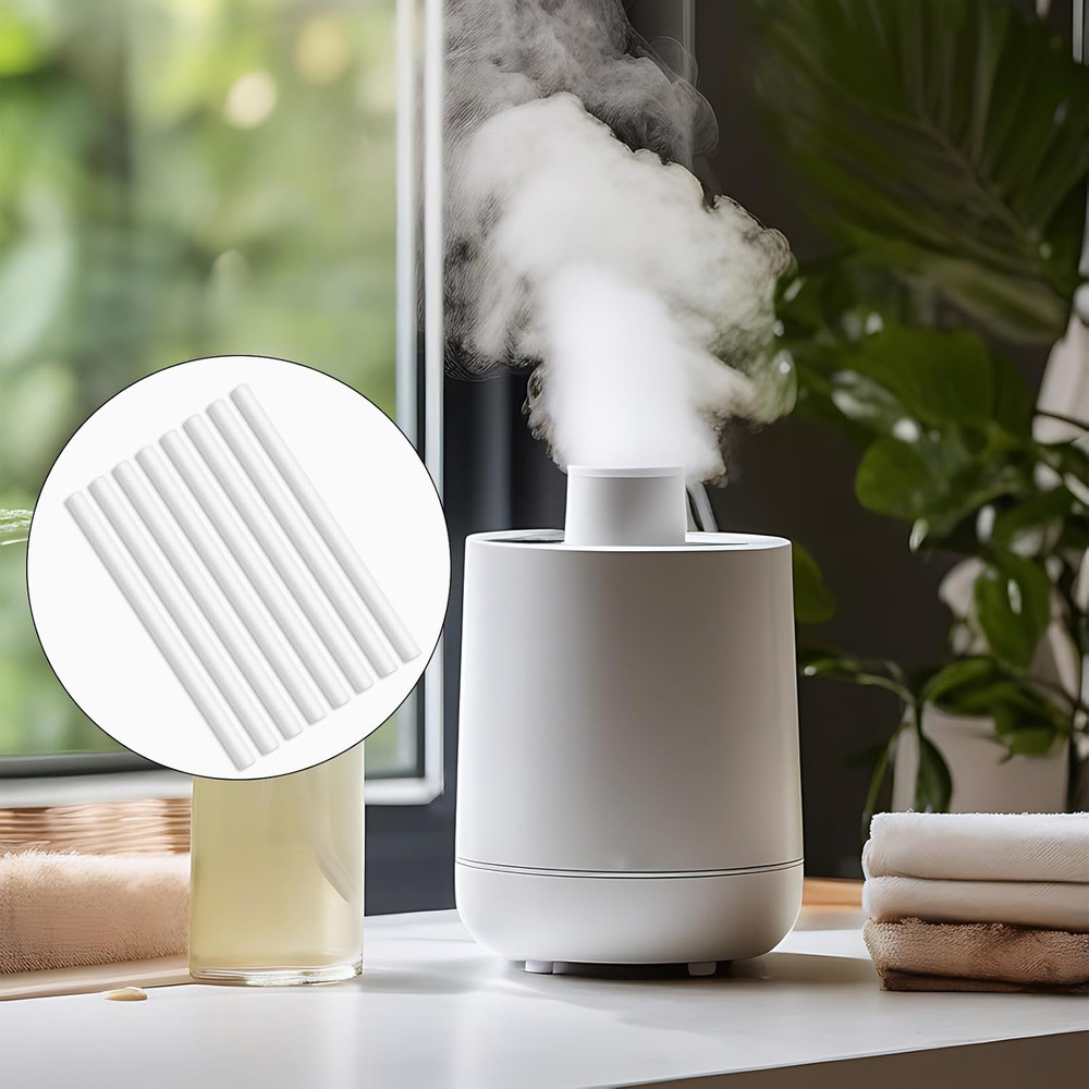 24 Pcs Humidifier Wicks Sticks Diffuser Wicks Replacement Cotton Refill Stick 5.