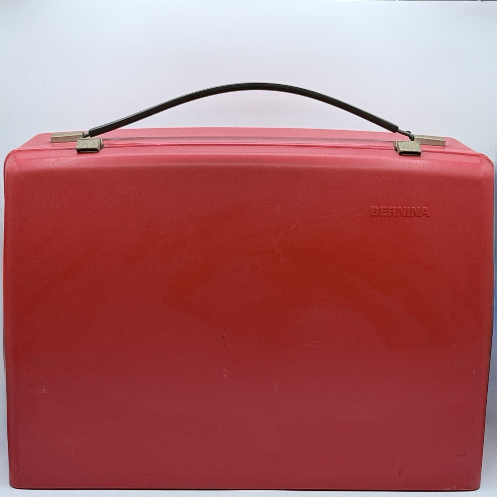 BERNINA 830 Record Sewing Machine Red Hard Case/Foot Pedal Storage/Extension