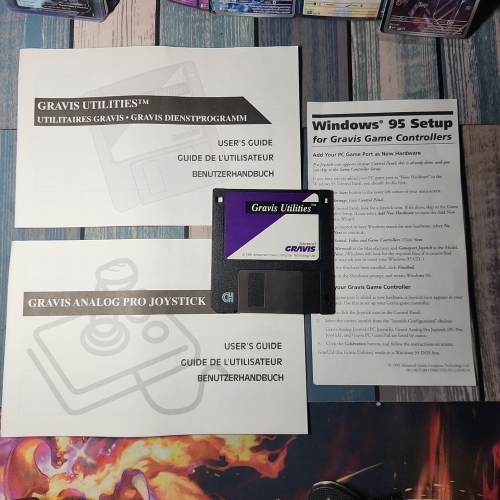 Gravis Utilities 3.5" Floppy Disk 1991 Software Tool for PC – Vintage