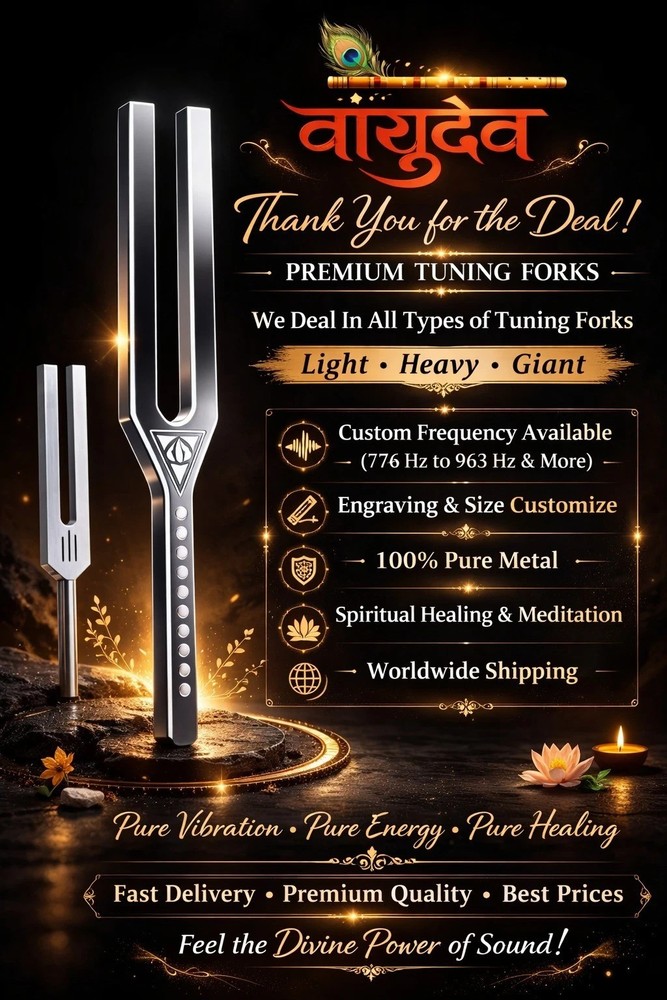 852 HZ SOLFFIGIO GIANT TUNING FORK