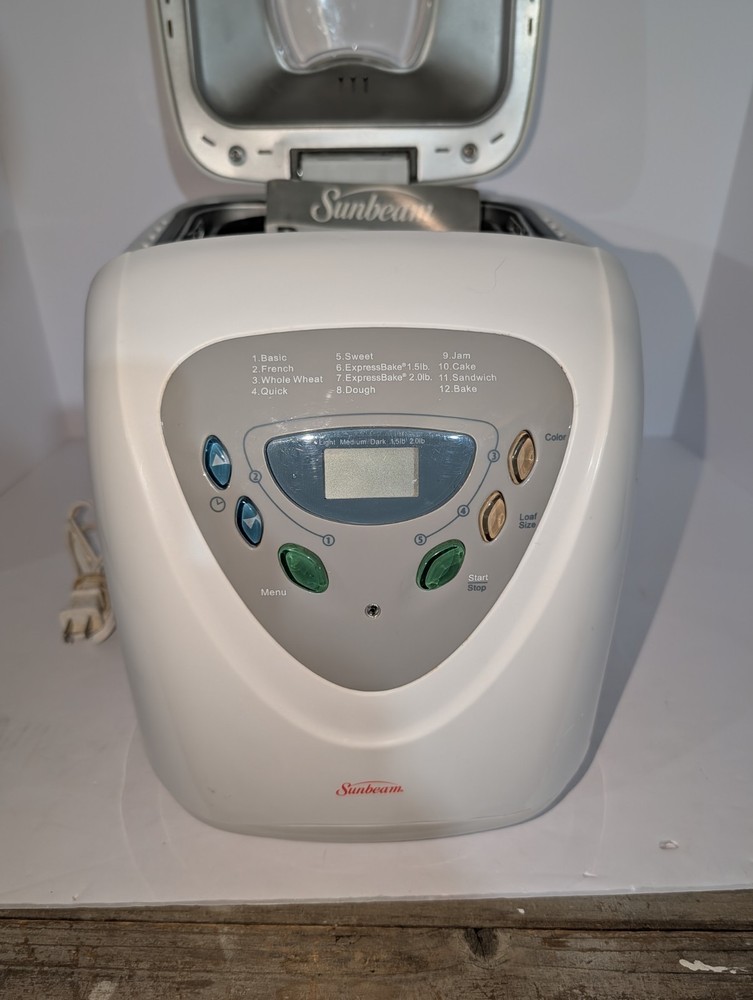 SUNBEAM Programmable Bread Maker Machine Model 5891 Tested Kitchenware