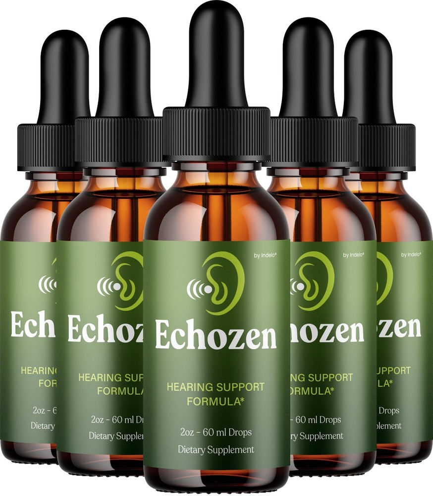 (5 Pack) Echozen – Echo Zen Liquid for Healthy Ear Drops Support Supplement