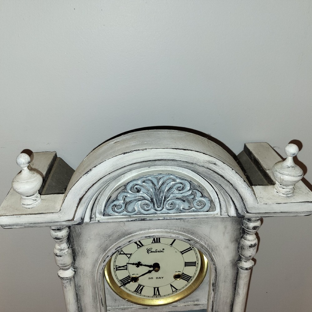 VINTAGE CENTURION 35 DAY WALL CLOCK. Untested, no Key.