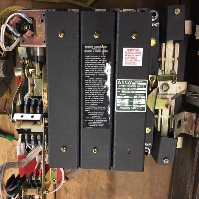 Automatic Switch Co, ASCO, Transfer Switch, Isolation Switch PARTS 423B248C