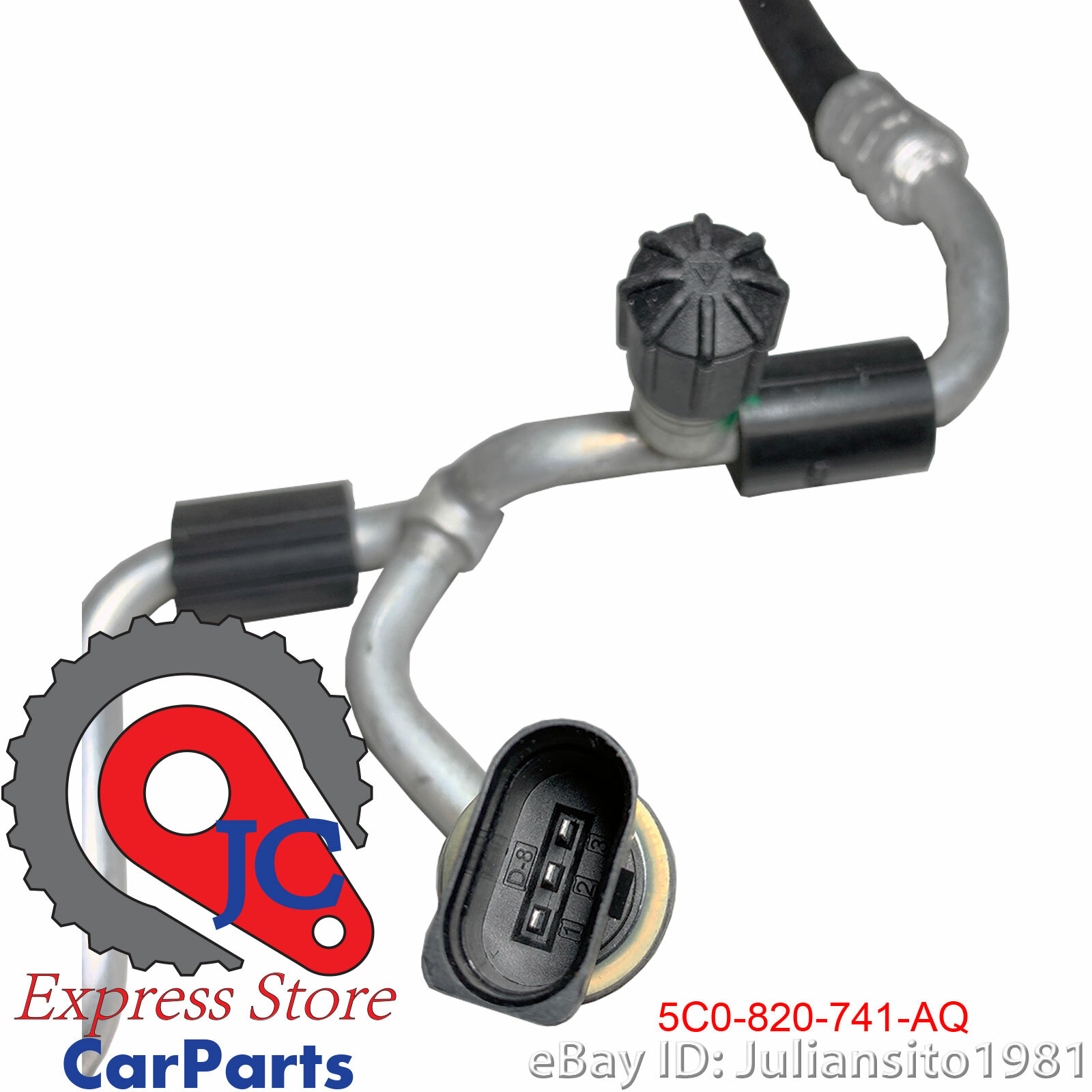5C0820741AQ VOLKSWAGEN GENUINE OEM JETTA AC REFRIGERANT LIQUID HOSE