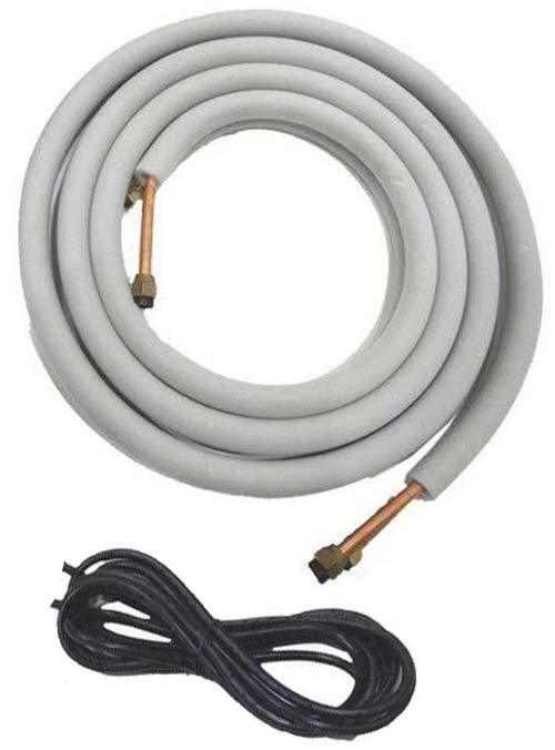 COPPER Ductless Mini Split Line Set + Wire Connection Kit - 1/4, 3/8, 1/2, 5/8