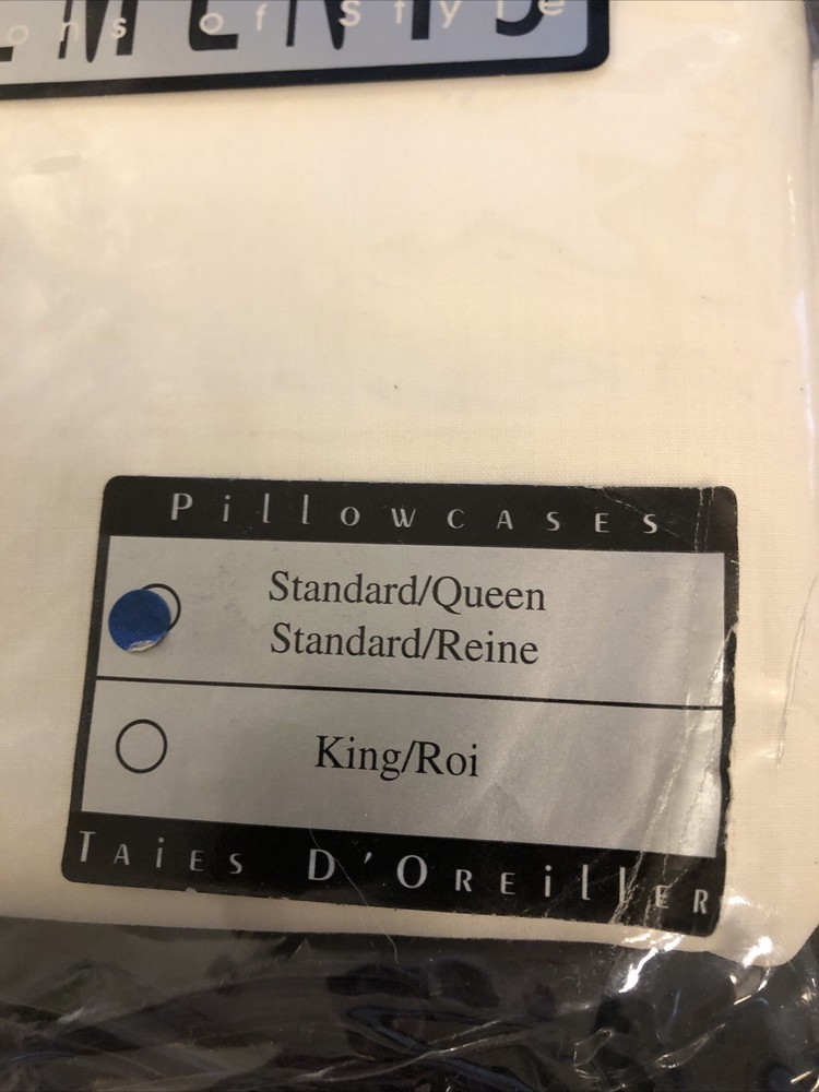 Statements Pair Standard Pillowcase Beige (ZI)