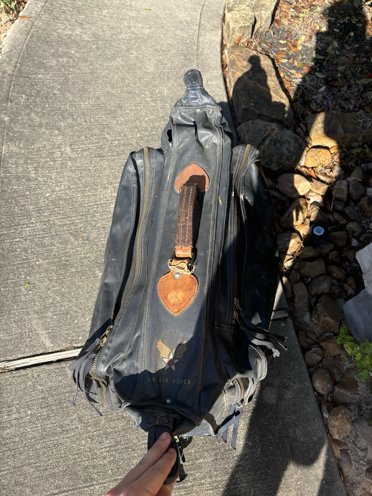 USAF US Air Force 1950s Type B-4A Flyers Clothing Bag Flight Suitcase HINSON MFG