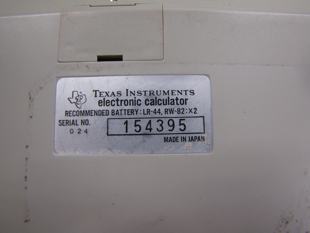 Texas Instruments TI-66 Programmable Electronic Calculator w/ Manual- Works