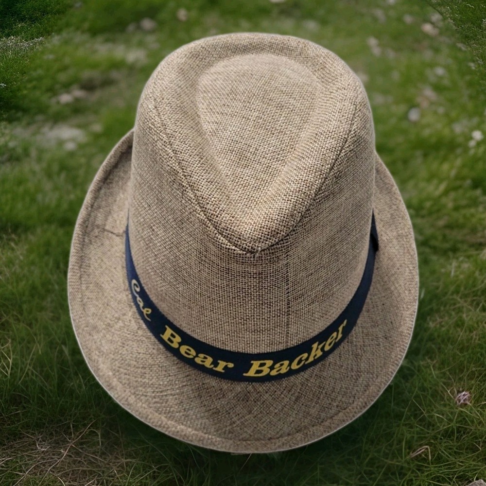 UC Berkeley Hat Cal Bears Fedora Bear Backers Rare Members Only Cap