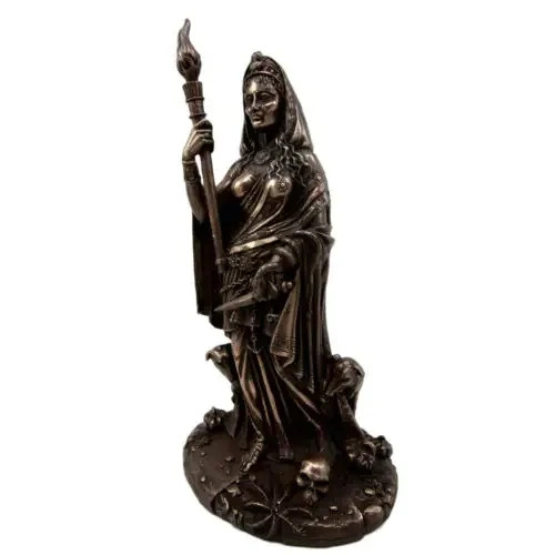 Goddess Hecate Bronze Statue