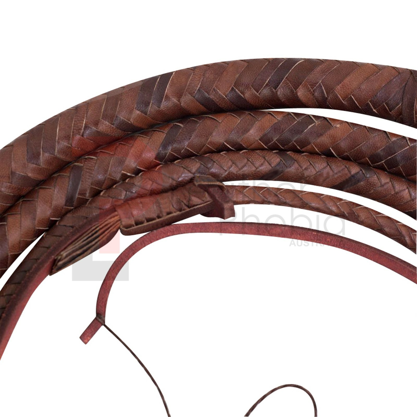 Kangaroo Hide Leather Bullwhip 04 to 16 Feet Long 16 Plaits Indiana Jones Whip