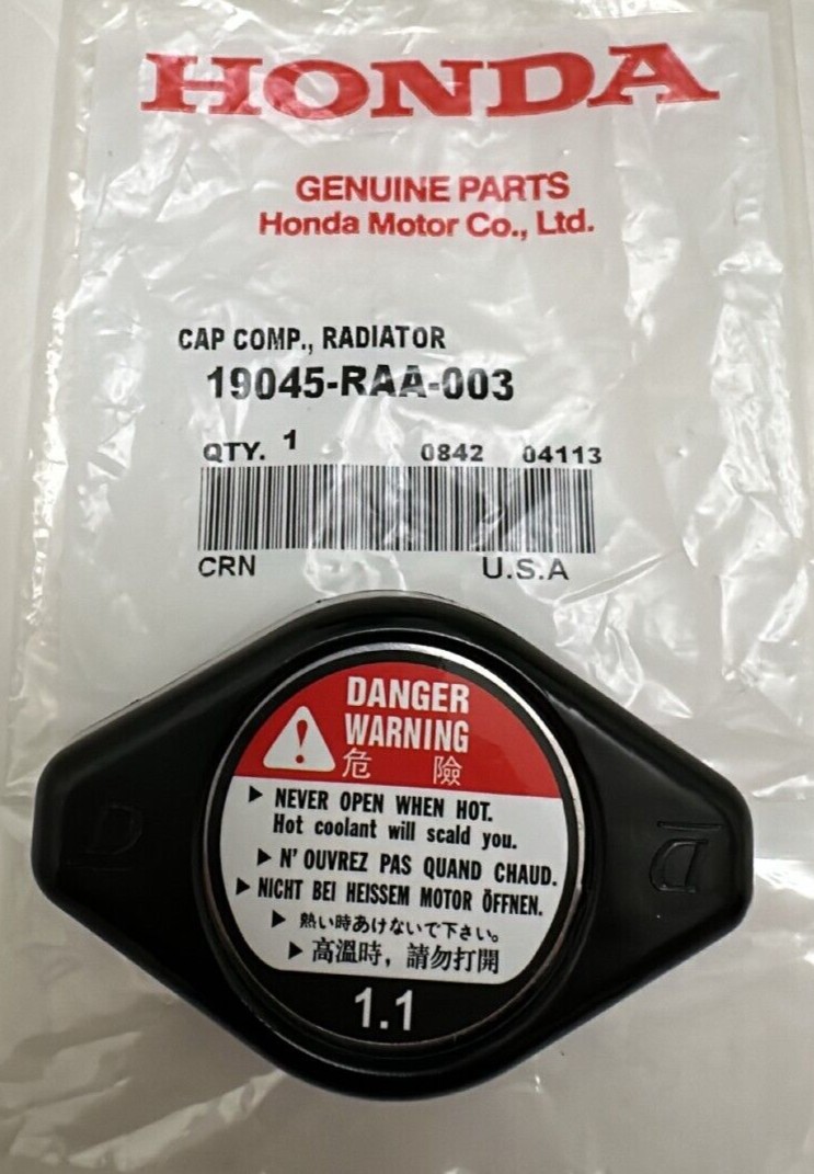 GENUINE OEM Cooling Radiator Cap For Acura HONDA 19045-RAA-003