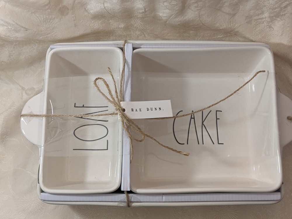 Rae Dunn 3 Piece Bakeware Set New