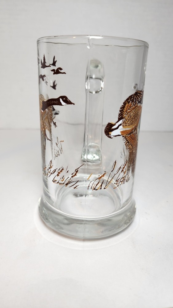 Libby Goose Beer Mug with Handle Barware EUC