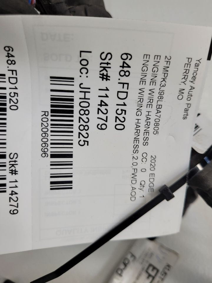 2019 2020 2021 FORD EDGE Engine Wire Harness
