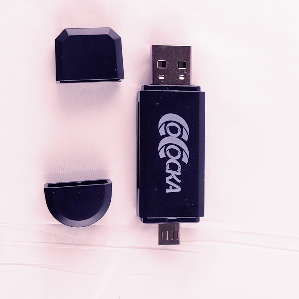 2 OTG/USB Multi-Function Card Reader/Writer PCs Mobile Smartphone New Open Box