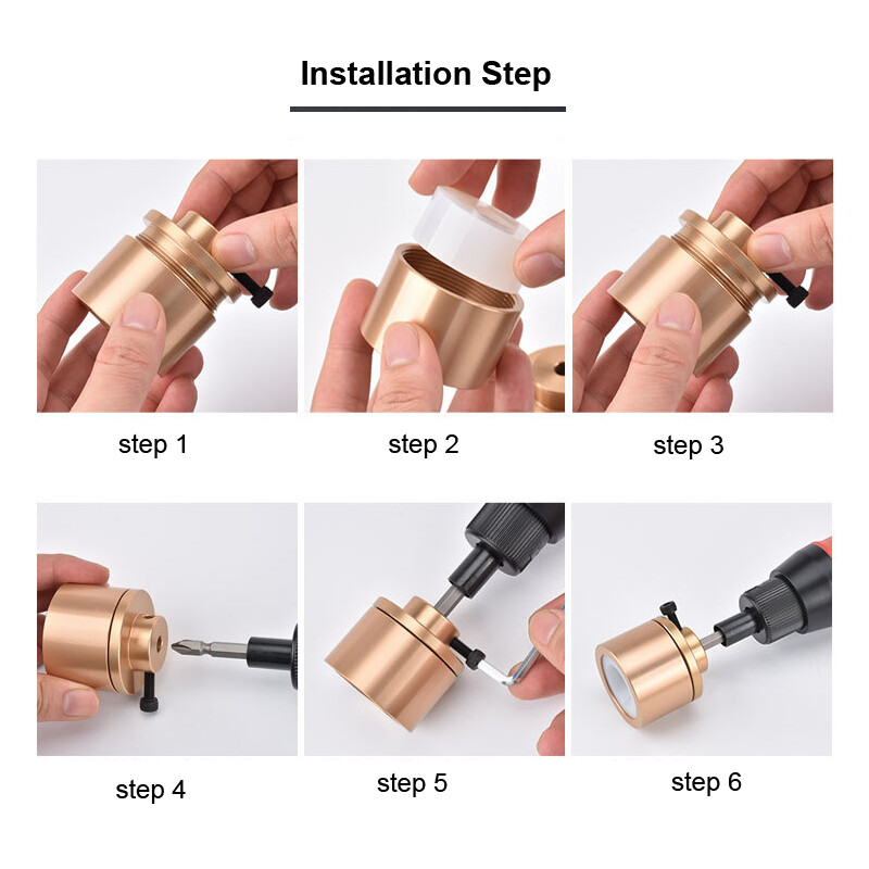 Electric Bottle Capping Machine Handheld Bottle Screw Capper Cap Sealer 10-50mm